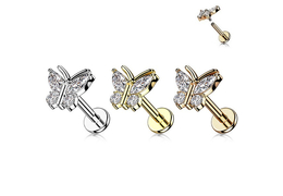 Лабрет кристальная бабочка