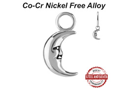 Подвеска Steel and Silver полумесяц