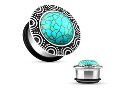 Плаги окантованная бирюза Плаги окантованная бирюза