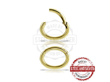 Кликер Steel and Silver овальный с золотым покрытием