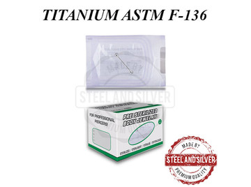 Штанга из титана с внутренней резьбой, стерильная