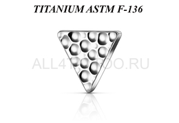 Накрутка из титана Ti Metal лунный треугольник