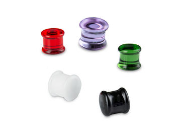 Плаги из стекла затея