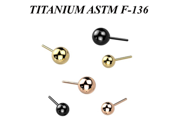 Вставка из титана шарик