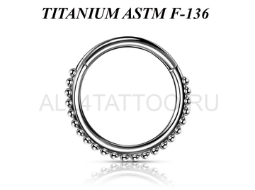 Кликер из титана Ti Metal спрут