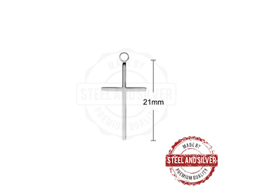 Подвеска Steel and Silver крест